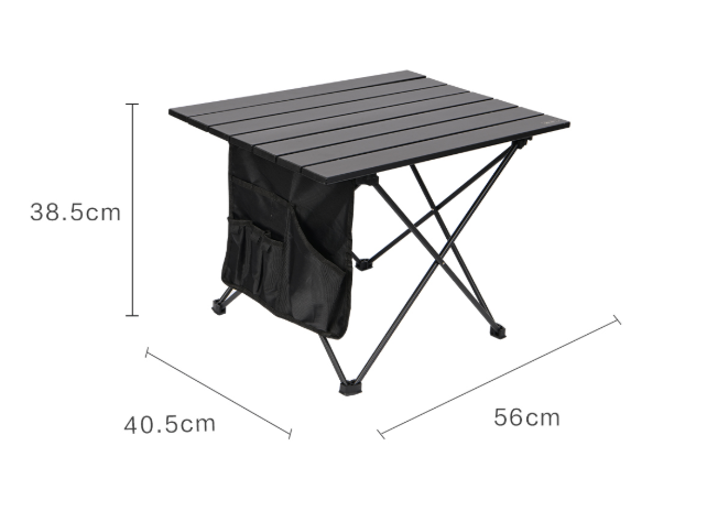 Table de camping pliable 40X35X31.5CM