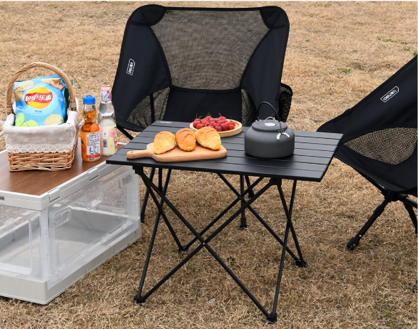 Table de camping pliable 40X35X31.5CM