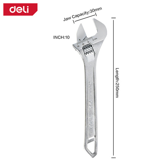 Clé Réglable 10" Argent