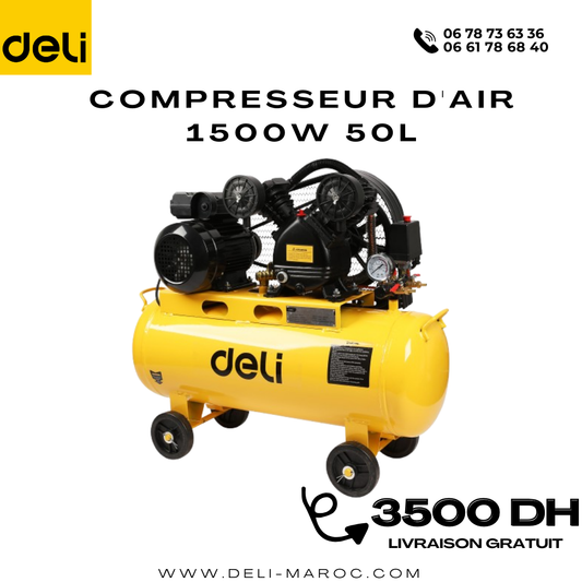 Compresseur d'air (1500W,50L)